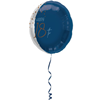 Folieballon Elegant True Blue 18 Jaar - 45cm